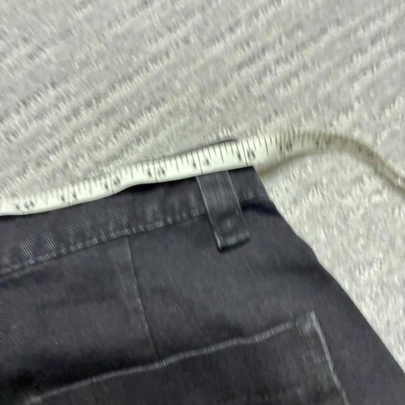 Women's y2k 2000s black baggy cargo denim stacked loose fit super baggy jeans - Picture 3 of 4